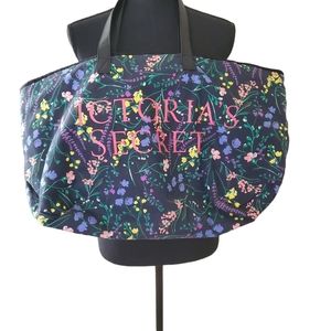 Victoria's Secret oversized floral tote bag